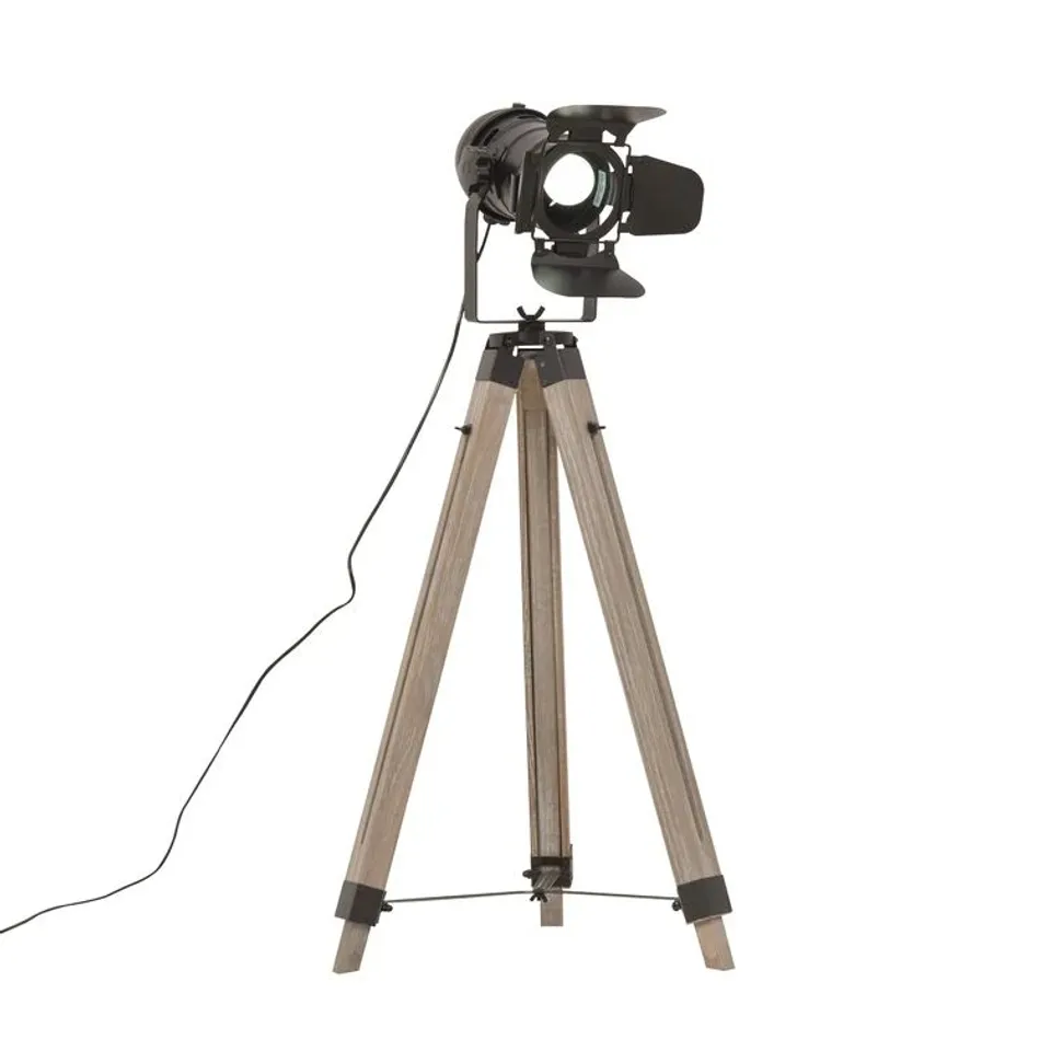 BOXED GRIGG 140cm TRIPOD FLOOR LAMP (1 BOX)