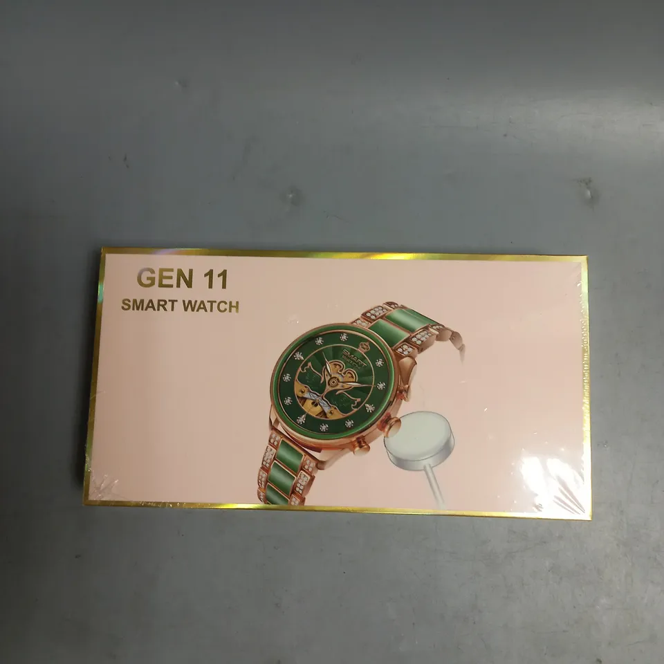 BOXED AND SEALED GEN 11 SMART WATCH IN GREEN