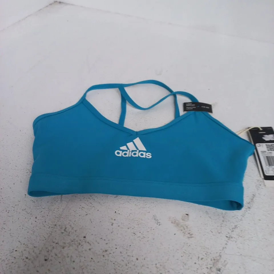 ADIDAS SPORTS BRA – TURQUOISE/BLUE - S (D-DD)