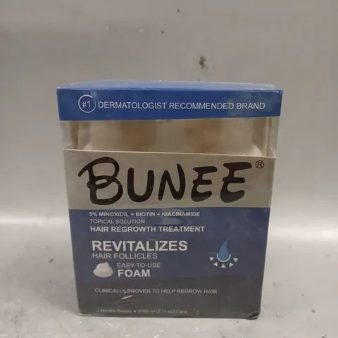 BOXED SEALED BUNEE FOAM HAIR REGROWTH TREATMENT 