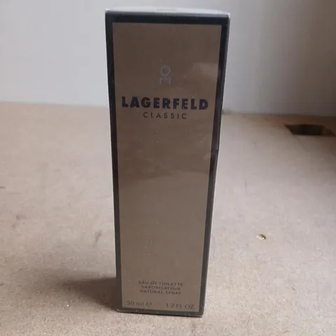 BOXED AND SEALED LAGERFELD CLASSIC EAU DE TOILETTE 50ML