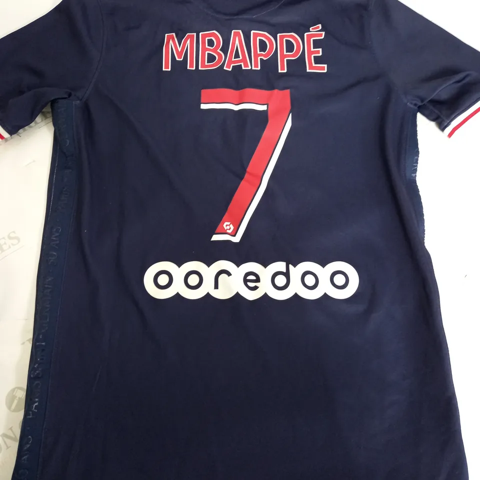 NIKE PSG HOME SHIRT - '7 MBAPPE' - XL