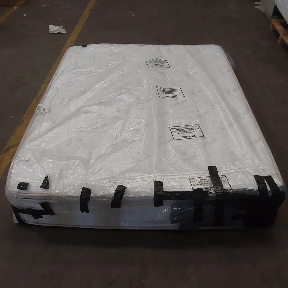 QUALITY BAGGED 26CM PILLOW TOP 1000 POCKET SPRUNG MATTRESS - KING SIZE