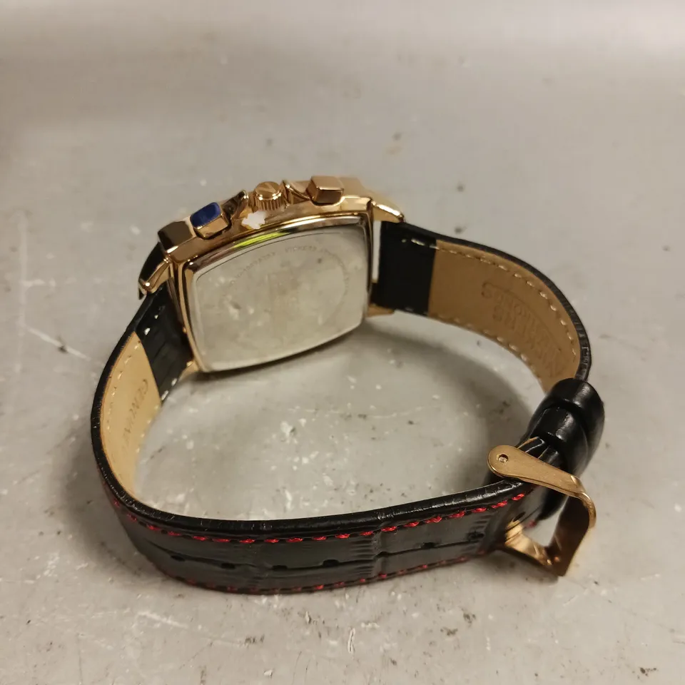 VICKERS ARMSTRONGS BARREL ROLL BLACK DIAL WATCH 