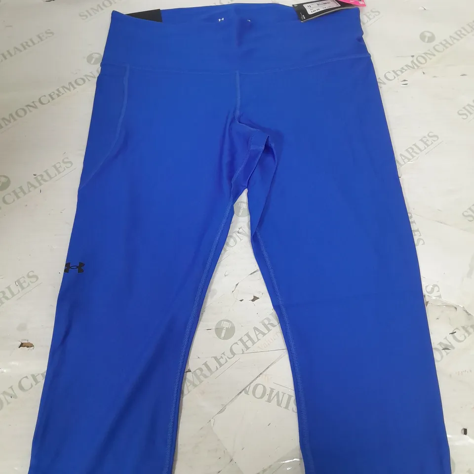 UNDER ARMOUR LIGHT WEIGHT BLUE LEGGINGS - XL