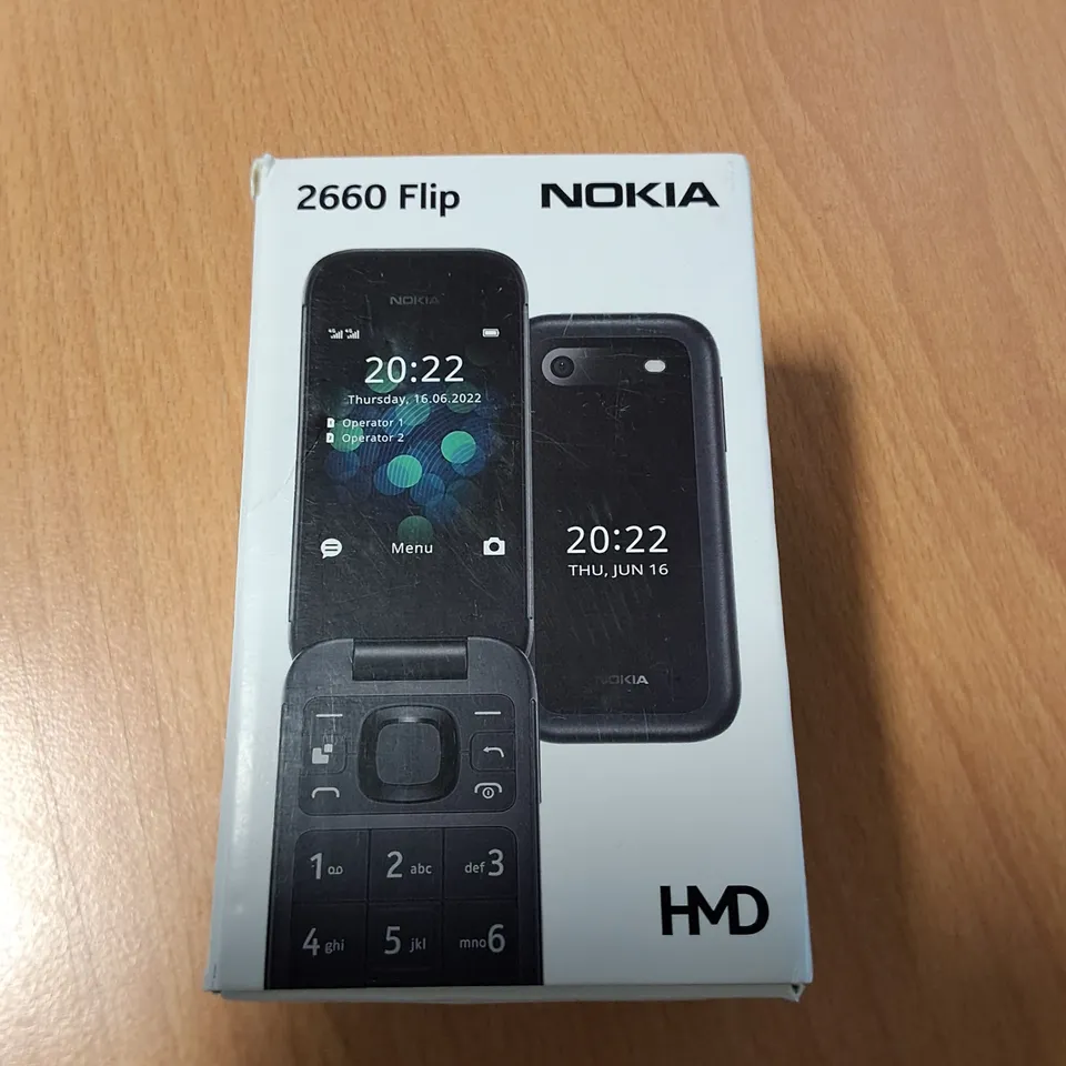 BOXED NOKIA 2660 FLIP IN BLACK - TA-1469