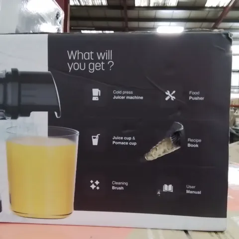 BOXED KEPLIN COLD PRESS JUICER 