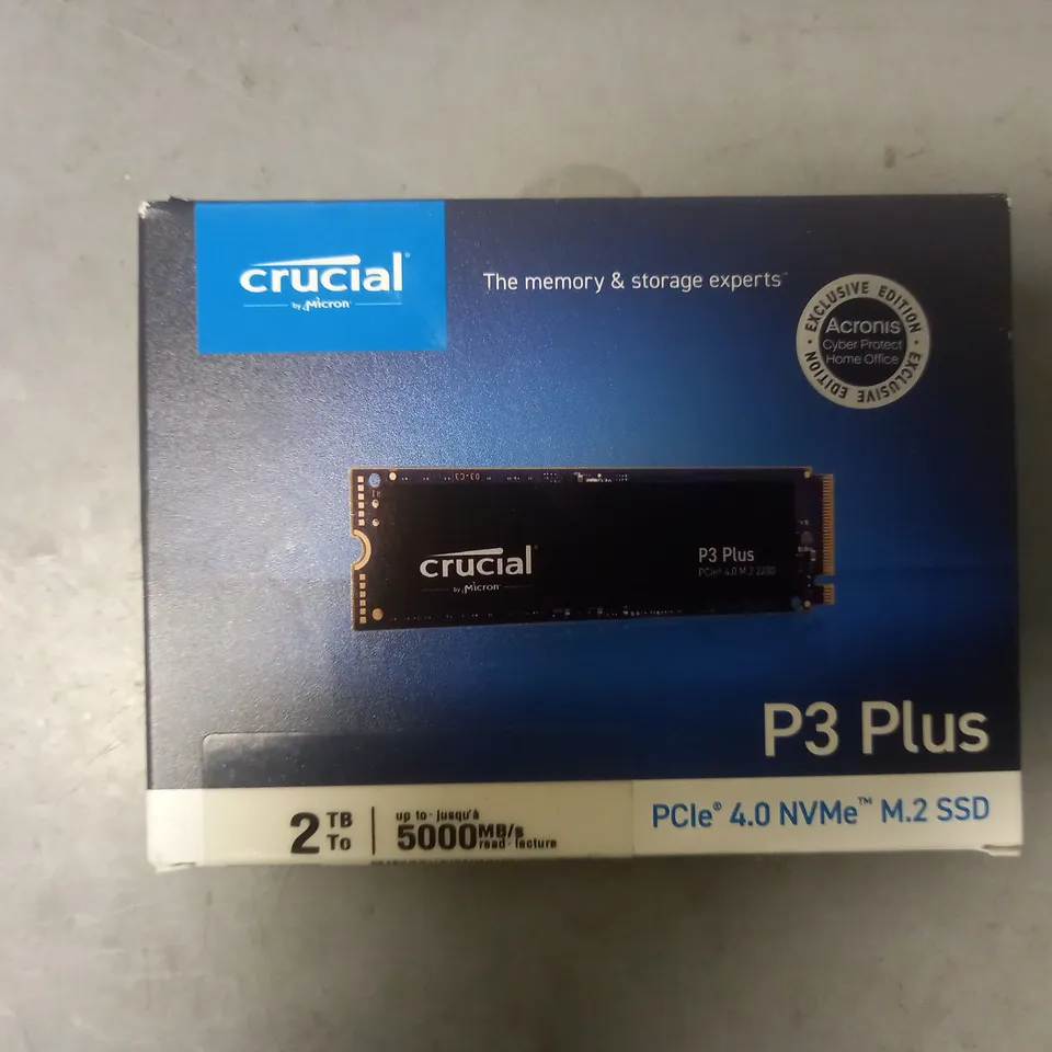 CRUCIAL P3 PLUS 2TB PCIe 4.0 NVMe M.2 SSD 