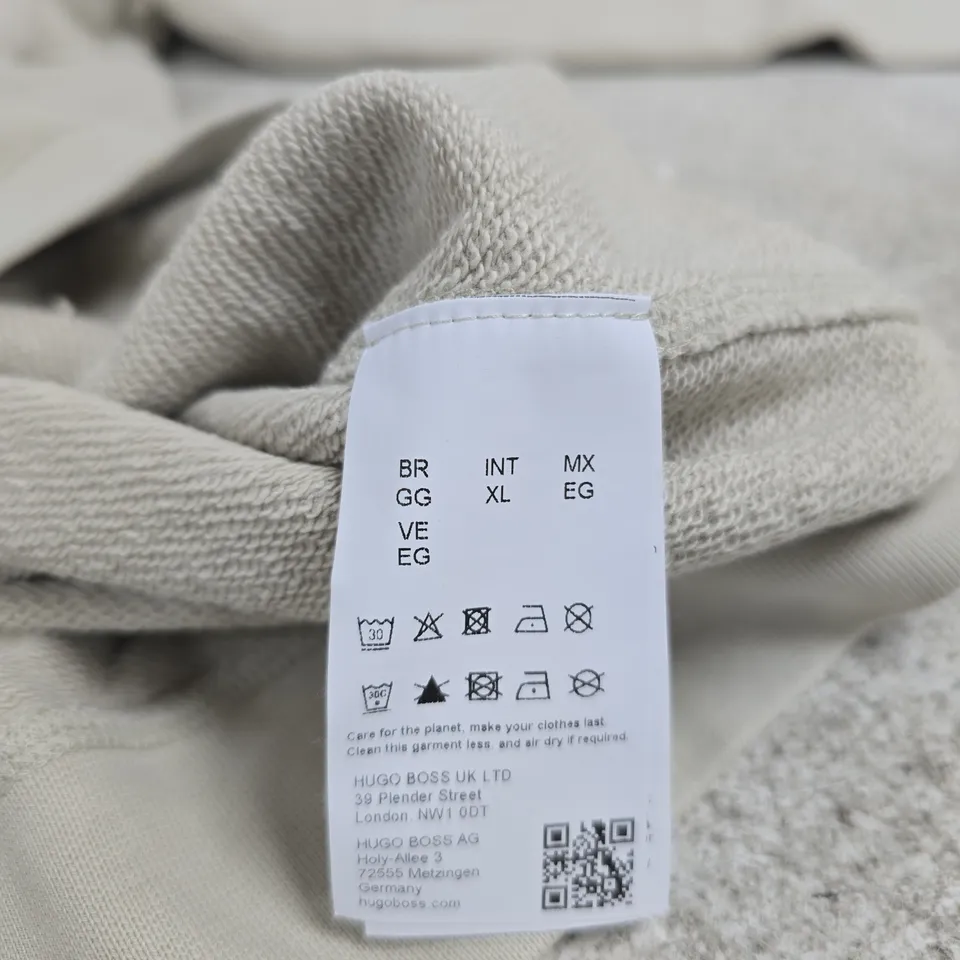 HUGO BOSS HOODIE – GREY, INTERNATIONAL XL (INT XL) – MEN'S CLOTHING