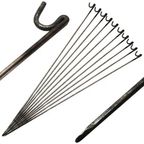 BOXED OYPLA STEEL BARRIER FENCING PINS 10MM X 1150MM PACK OF 10