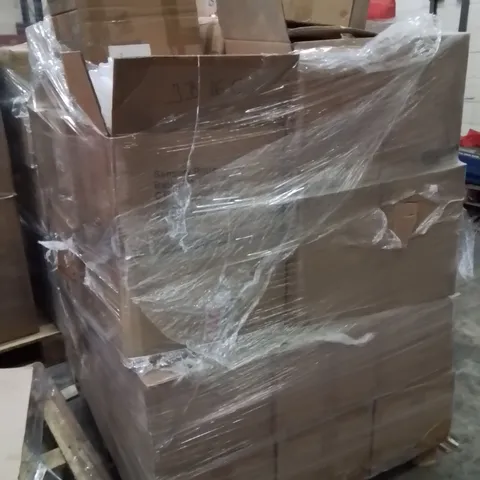 PALLET CONTAINING A LARGE QUANTITY OF WOMEN'S BEAUTY PRODUCTS TO INCLUDE;ROSE MARY FACIAL OIL,SENSORY RETREAT SELF HEATING EYE MASK,MAKEUP BRUSH,ORGANIC NIGHT REPAIR