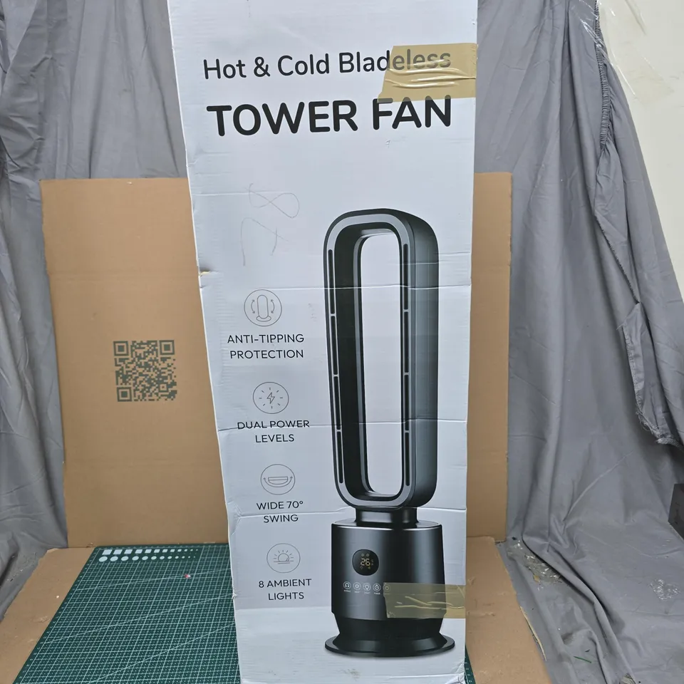 BLISS & BEYOND HOT & COLD BLADELESS TOWER FAN