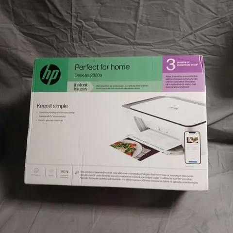 HP DESKJET 2820E PRINTER – BOXED