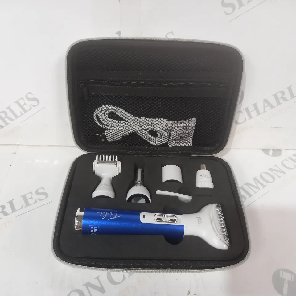 BOXED TILI 5-IN-1 MULTI-FUNCTION HAIR REMOVAL KIT - NAVY