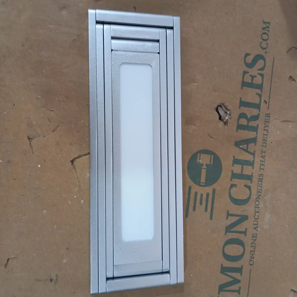 AURAGLOW FOLDABLE RECHARGING LED DESK LIGHT - SILVER