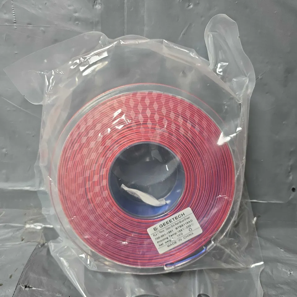 SEALED GEEETECH COLOR SILK RED + BLUE + GREEN PLA 1.75MM