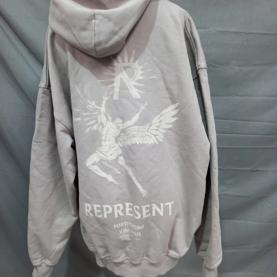 REPRESENT HORIZONS HOODIE TAUPE SIZE 2XL