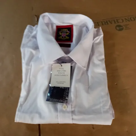JANEO BRITISH 21 REGULAR FIT WHITE SHIRT