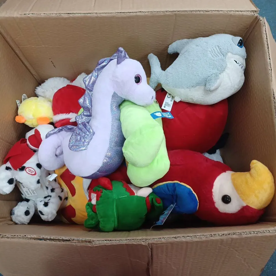 APPROXIMATELY 20 ASSORTED PLUSH SOFT TOYS