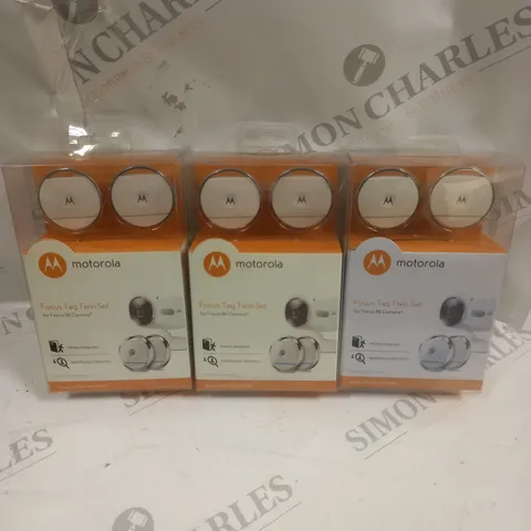 3 X BOXED MOTOROLA FOCUS TAG TWIN SET	