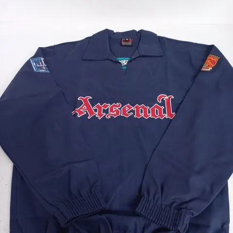 NIKE X ARSENAL FC NAVY JACKET - SIZE M