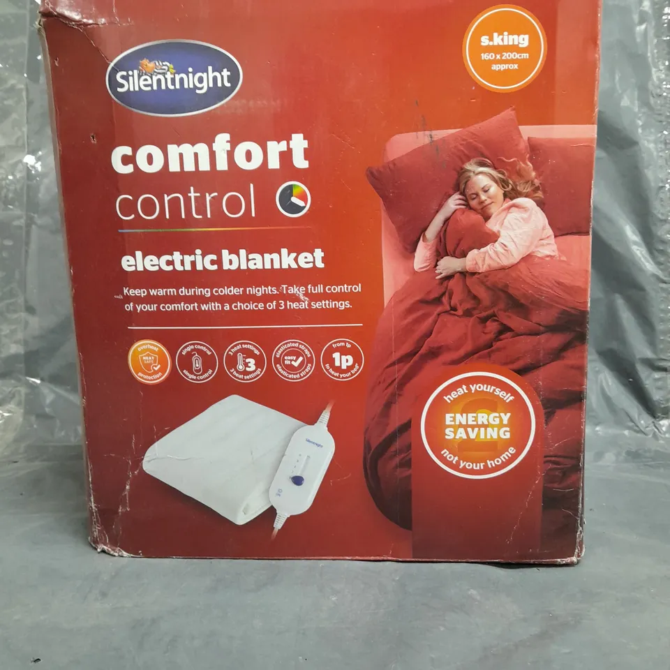 SILENTNIGHT COMFORT CONTROL ELECTRIC BLANKET