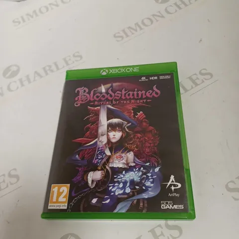 XBOX ONE BLOODSTAINES RITUAL OF THE NIGHT