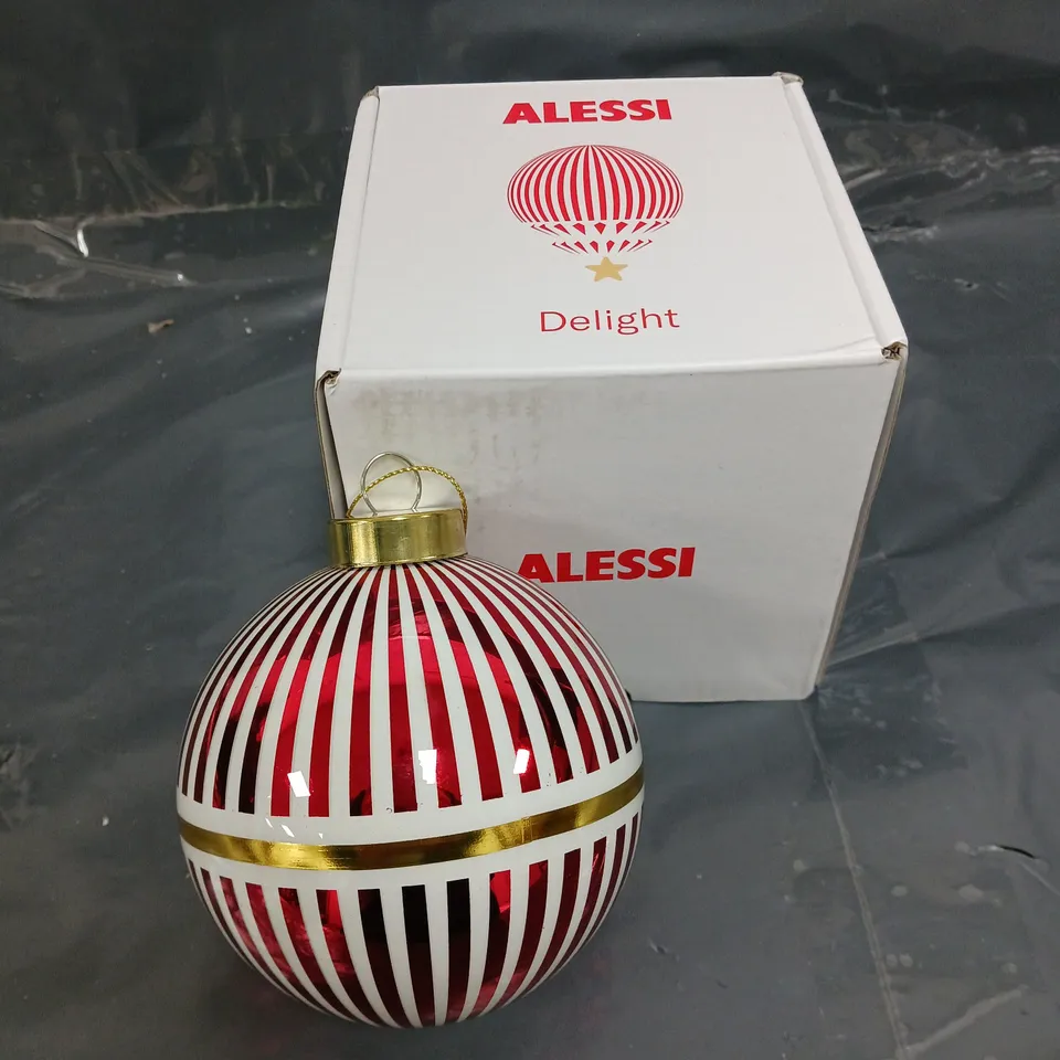 BOXED ALESSI DELIGHT BAUBLE 