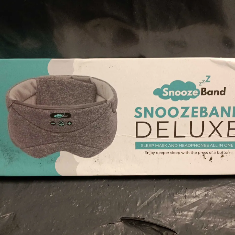 SNOOZEBAND DELUXE SLEEP MASK & HEADPHONES – BOXED