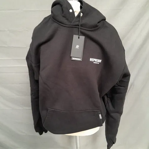 REPRESENT OWNERS CLUB HOODIE IN BLACK - MEDIUM
