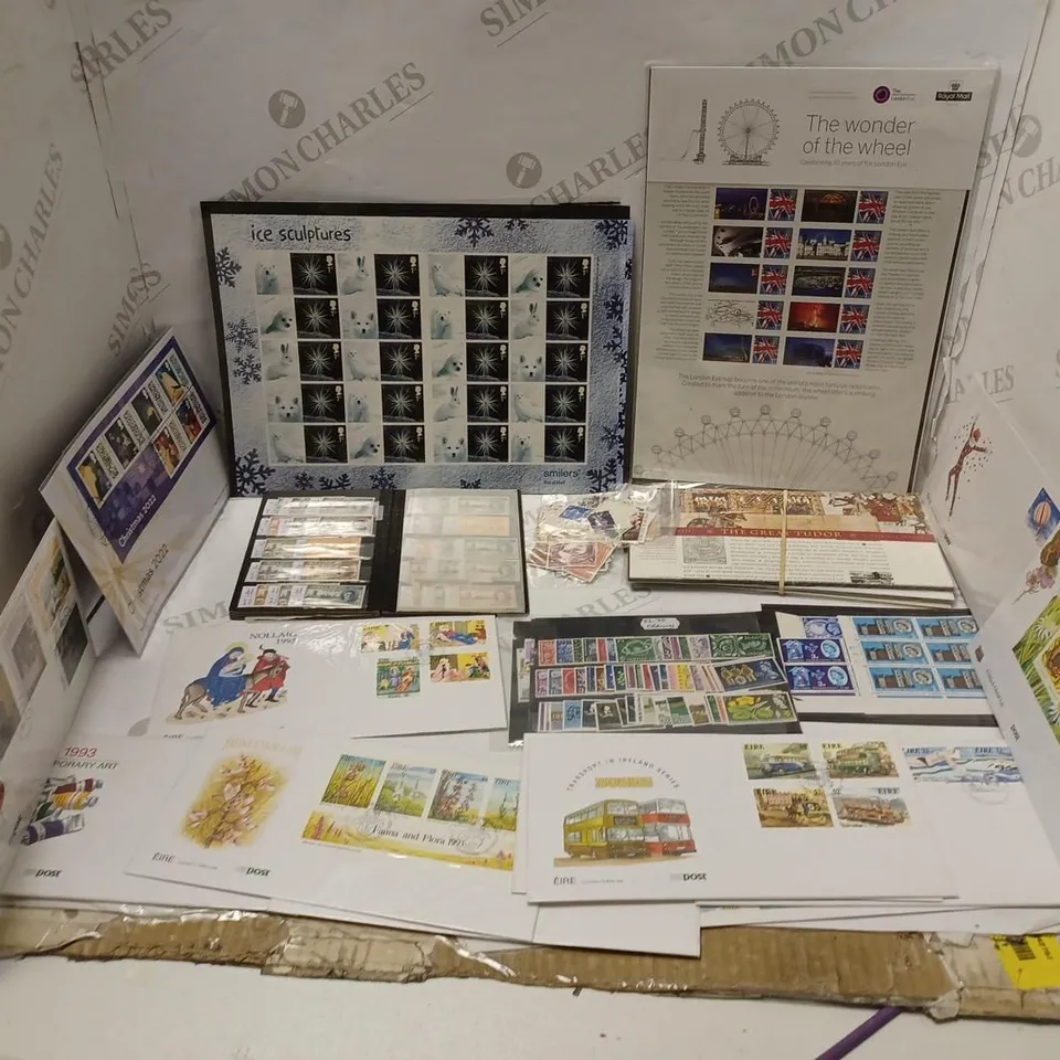 LARGE QUANTITY OF STAMPS AND STAMP COLLECTIONS OF VARIOUS YEARS AND ORIGINS