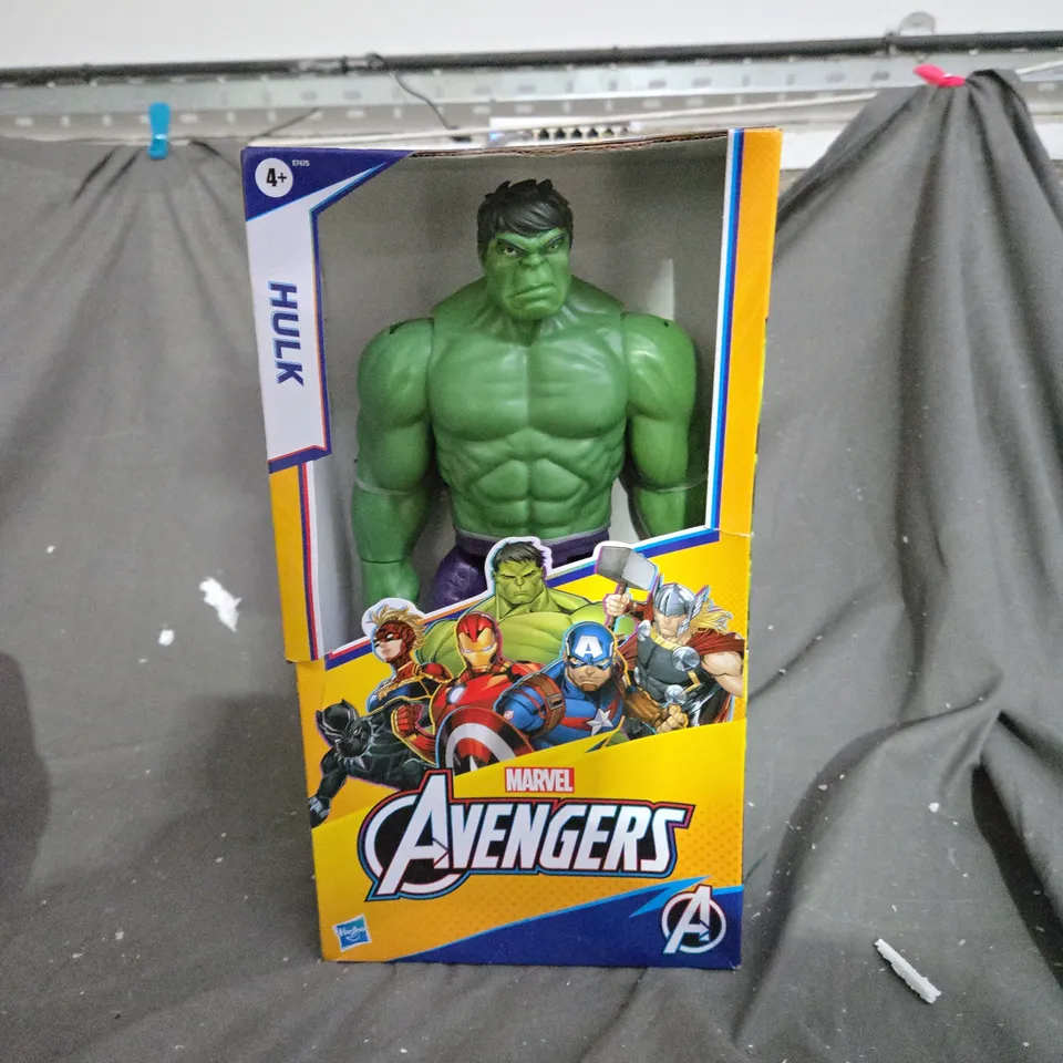 MARVEL AVENGERS TITAN HERO SERIES BLAST GEAR DELUXE HULK ACTION FIGURE RRP £18.99