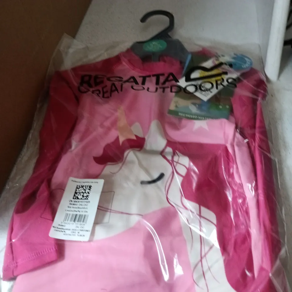 BOX OF APPROXIMATELY 45 X REGATTA KIDS ANIMAL SWIM SUIT - SIZE 6-12 MONTHS