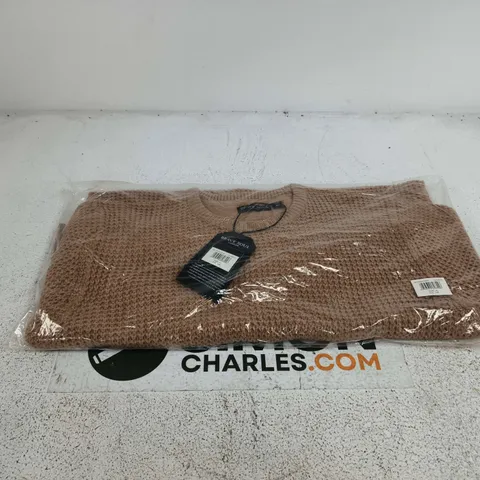BRAVE SOUL LONDON TAN XL JUMPER TAGGED BAGGED