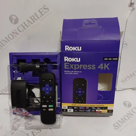 BOXED ROKU EXPRESS HIGH DEFINITION STREAMING BOX