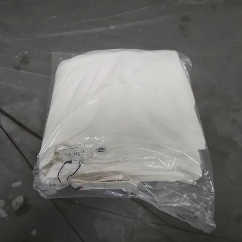 BAGGED TED BAKER NECK KNITTED MIID DRESS IN IVORY - SIZE 4