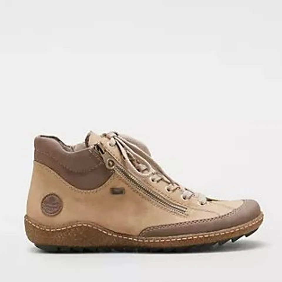 RIEKER SIDE ZIP WATER RESISTANT BOOT BURGUNDY SIZE 5