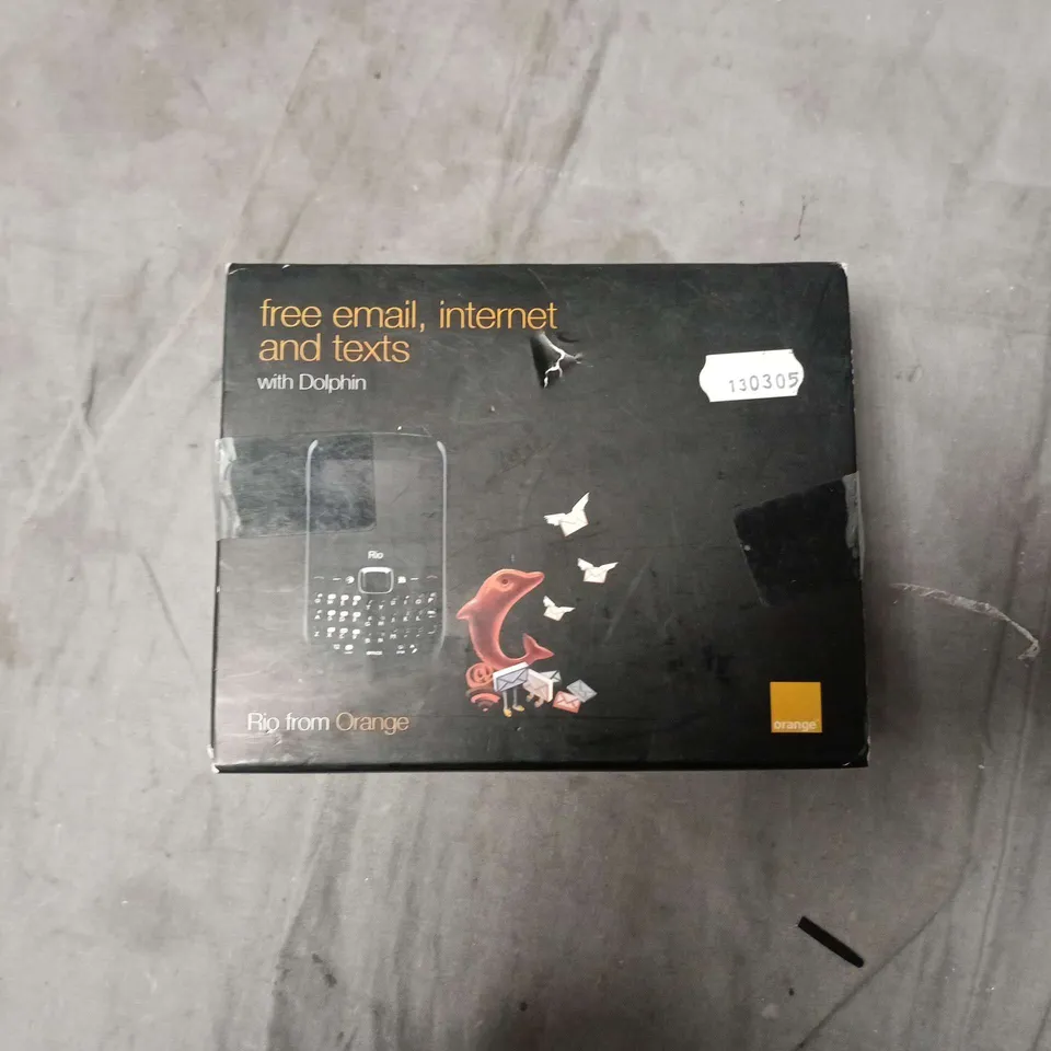 ORANGE RIO MOBILE PHONE WITH QWERTY KEYBOARD – BOXED