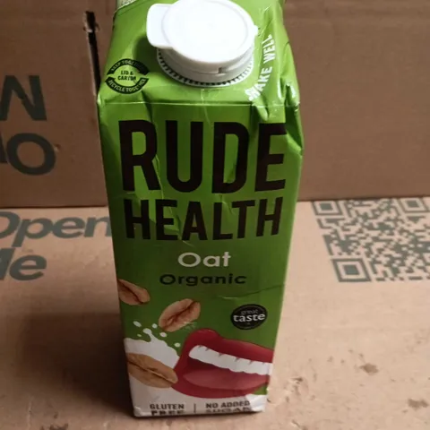 APPROXIMATELY 7 RUDE HEALTH OAT ORGANIC DRINKS - 1L