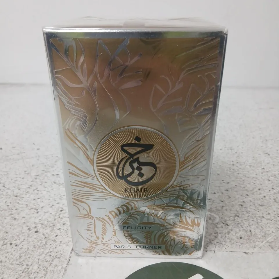BOXED AND SEALED KHAIR FELICITY PARIS CORNEREAU DE PARFUM 100ML