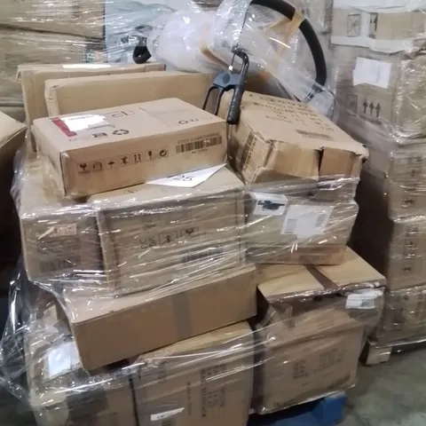 PALLET OF ASSORTED HOUSEHOLD GOODS AND PRODUCTS TO INCLUDE;CHRISTMAS LIGHTS,TODDLER TOWER,ZIMMERFRAME 