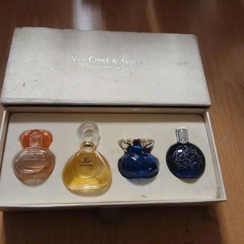 BOXED VAN CLEEF AND ARPELS MINIATURE FRAGRANCE SET