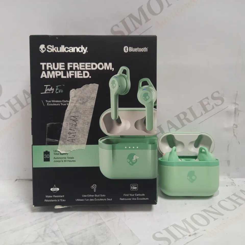 SKULLCANDY INDY EVO TRUE WIRELESS EARBUDS