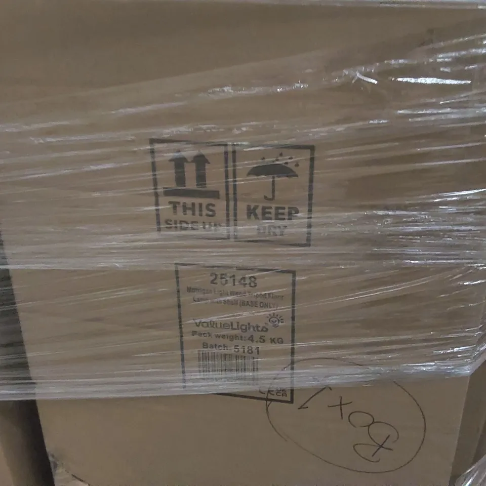 PALLET CONTAINING A LARGE QUANTITY OF ASSORTED HOME LIGHTING ITEMS