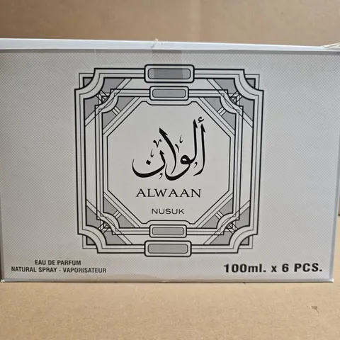 ALWAAN NUSUK EAU DE PARFUM 6 X 100ML FRAGRANCE SET