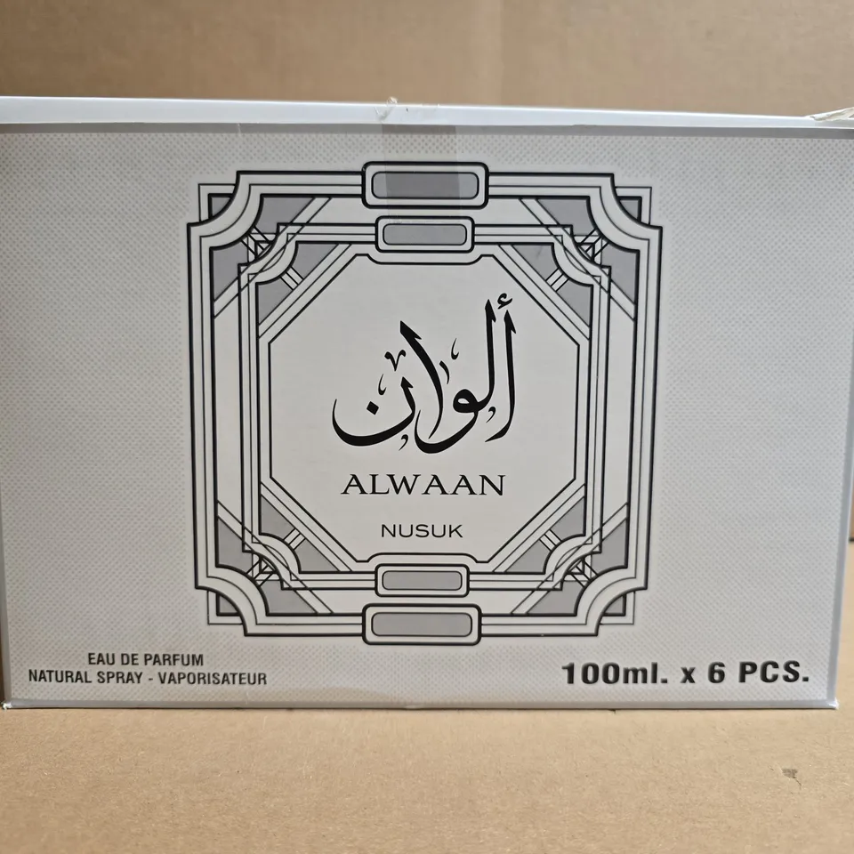 ALWAAN NUSUK EAU DE PARFUM 6 X 100ML FRAGRANCE SET