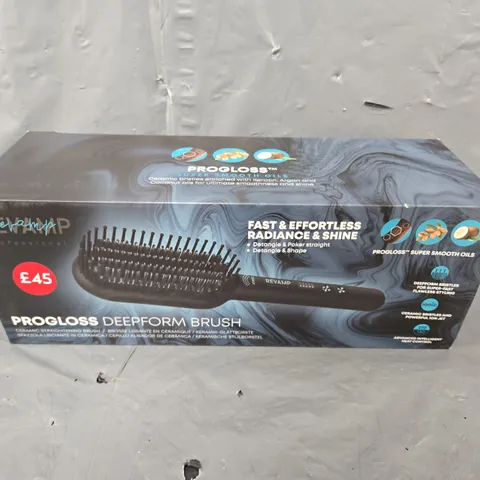BOXED REVAMP PROGLOSS DEEPFORM BRUSH CERAMIC STRAIGHTENING BRUSH
