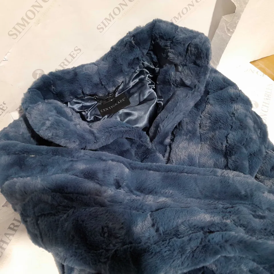 CENTIGRADE FAUX FUR VELVET JACKET SIZE XL