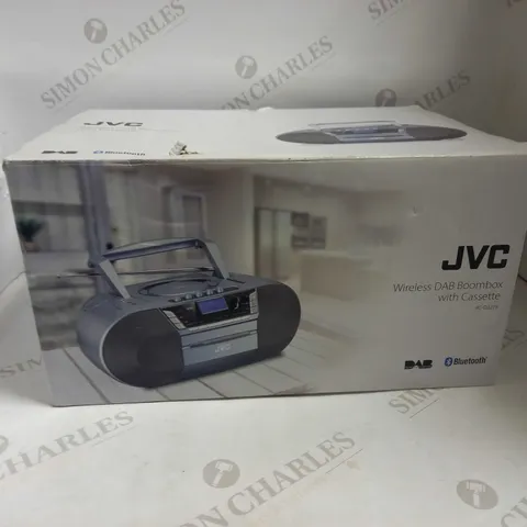 JVC WIRELESS DAB BOOMBOX WITH CASSETTE 