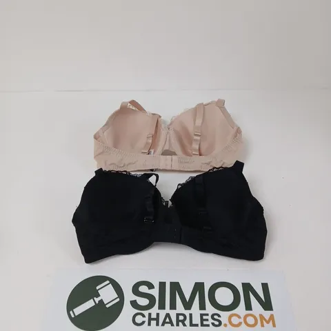 BONPRIX BRA SET OF 2 – BEIGE & BLACK - 38C